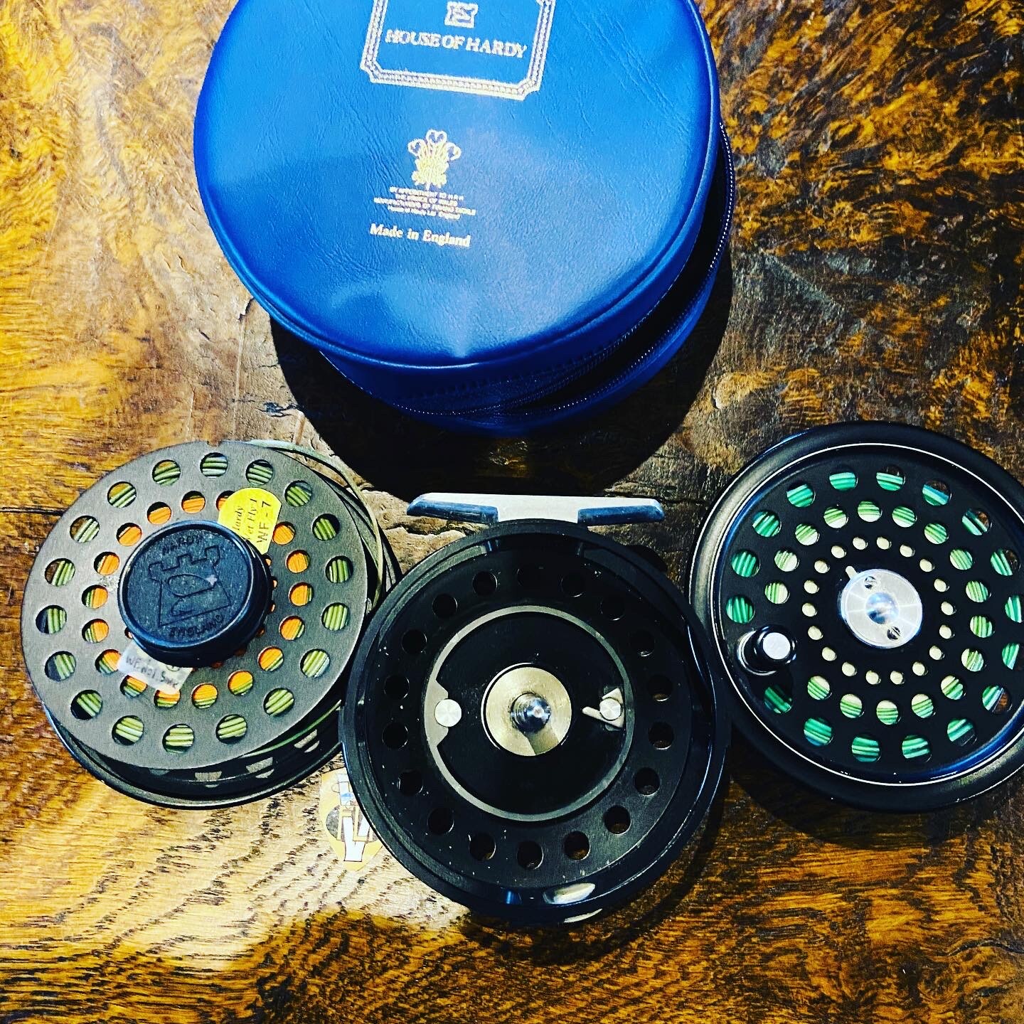 Hardy Ultralite 7 Trout Fly Reel & Spool With Hardy Lines & Case