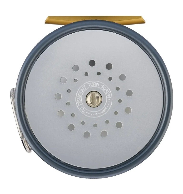NEW HARDY 1921 WIDE SPOOL PERFECT 3″ FLY REEL LHW – 4/5/6 WEIGHT