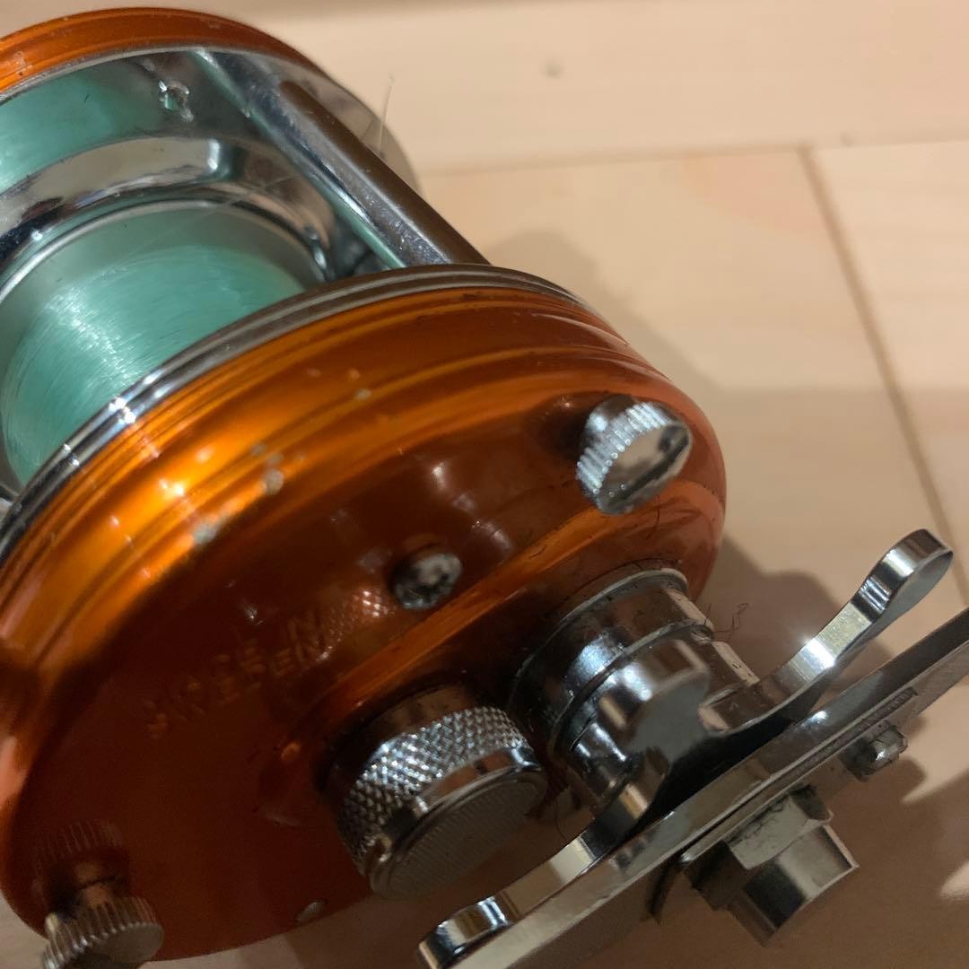 Abu Ambassadeur 5500 C Fishing Reel Sunset Orange Tested Working