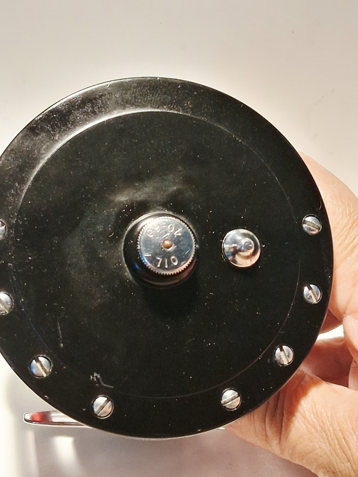 Penn Reels, Long Beach 68, 4/0 wide Aluminum spool reel. Vintage. U.S.A Made.