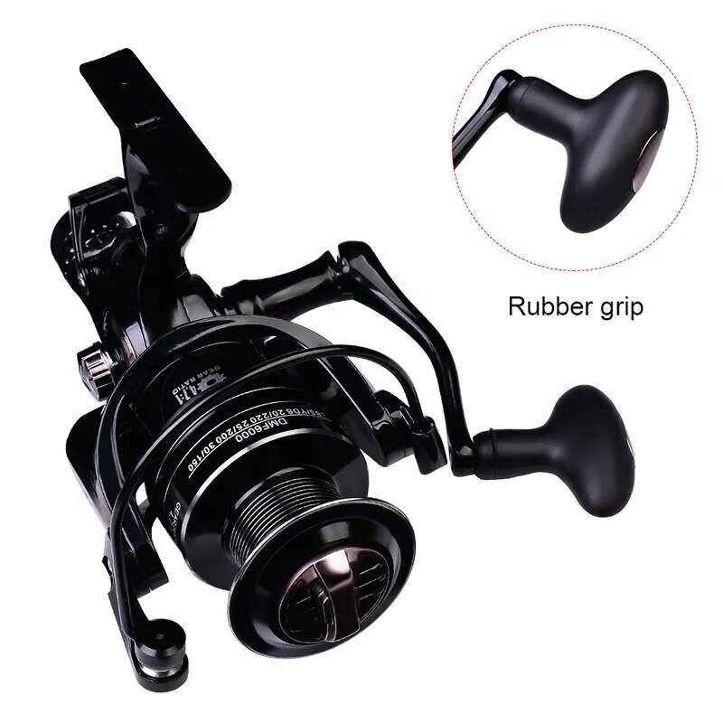 Spinning Reel Metal Spool Fishing Wheel 4+1BB CNC Machine Saltwater Reel