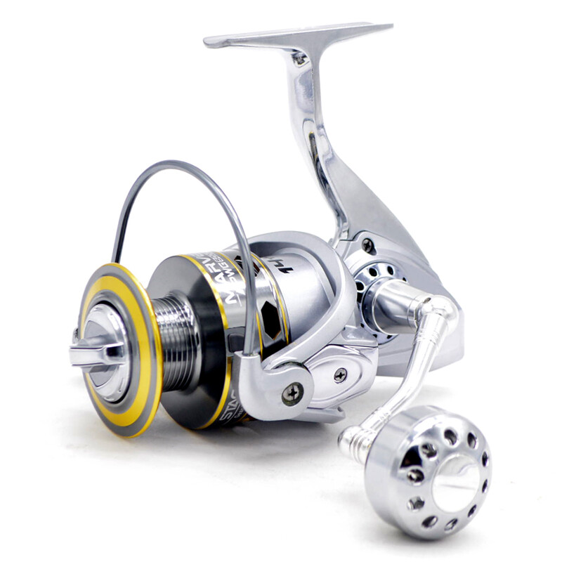 CAMEKOON Spinning Reels w/ Powerful Metal Body 5.2:1 Saltwater Spin Surf Fishing