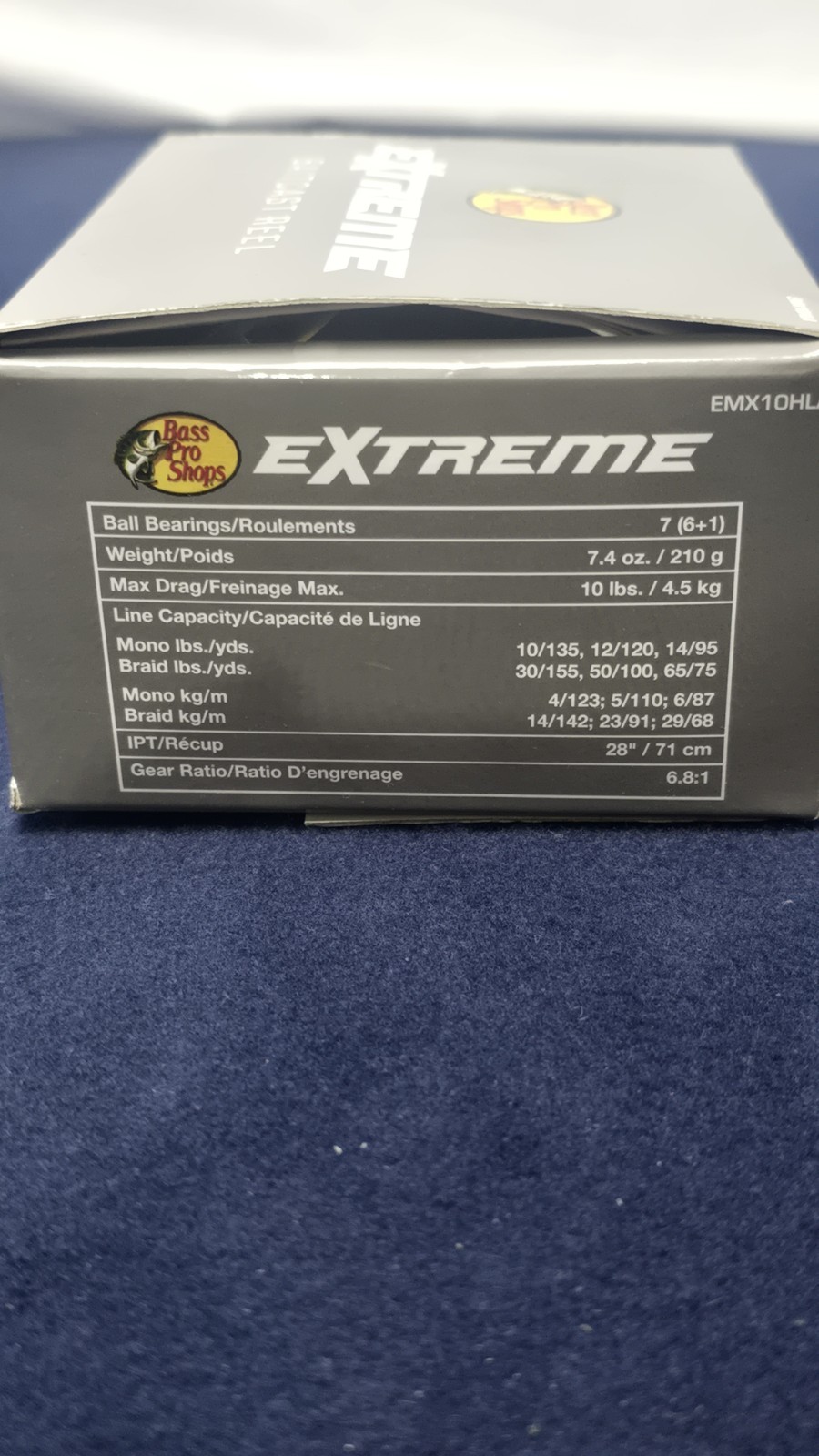 New Factory Sealed Bass Pro Shops Extreme Baitcast Reel – EMX10SHA