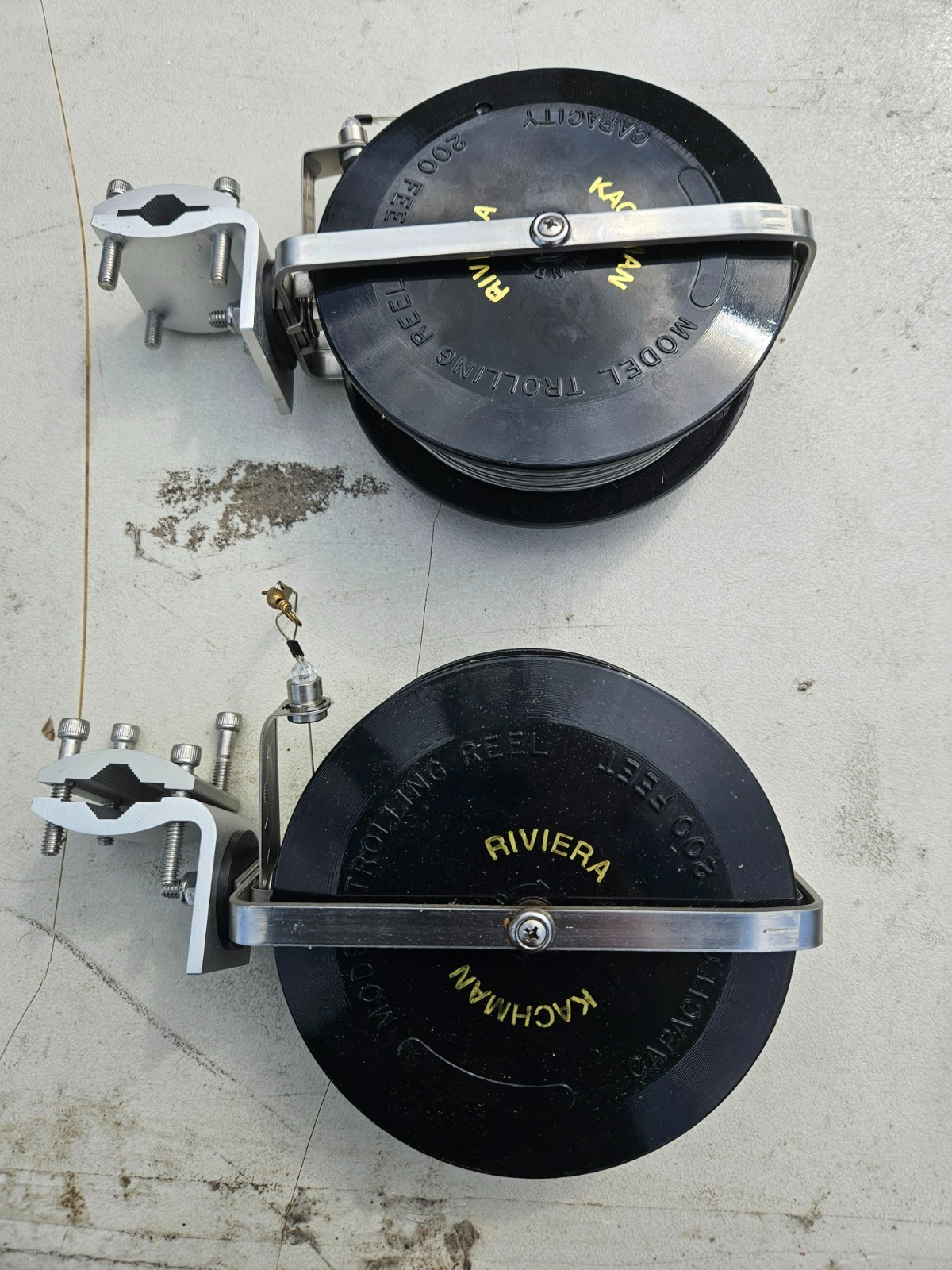 2 Model # RCWIRE Kachman Automatic Retrieval Hand Line Reel Kit Unit Includes: