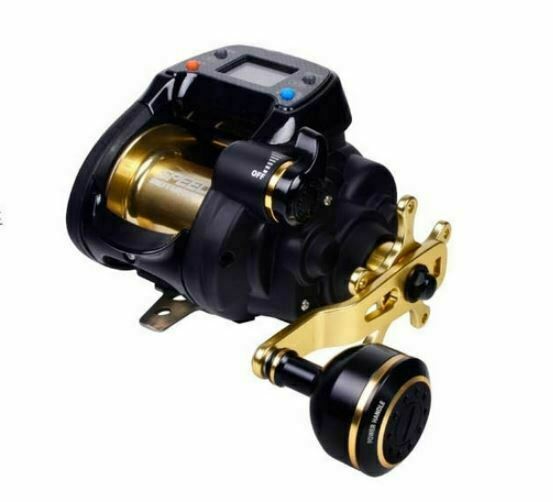 Banax Kaigen 7000BM 132lb Electric Fishing Reel , Gigging , Power Drag – Black