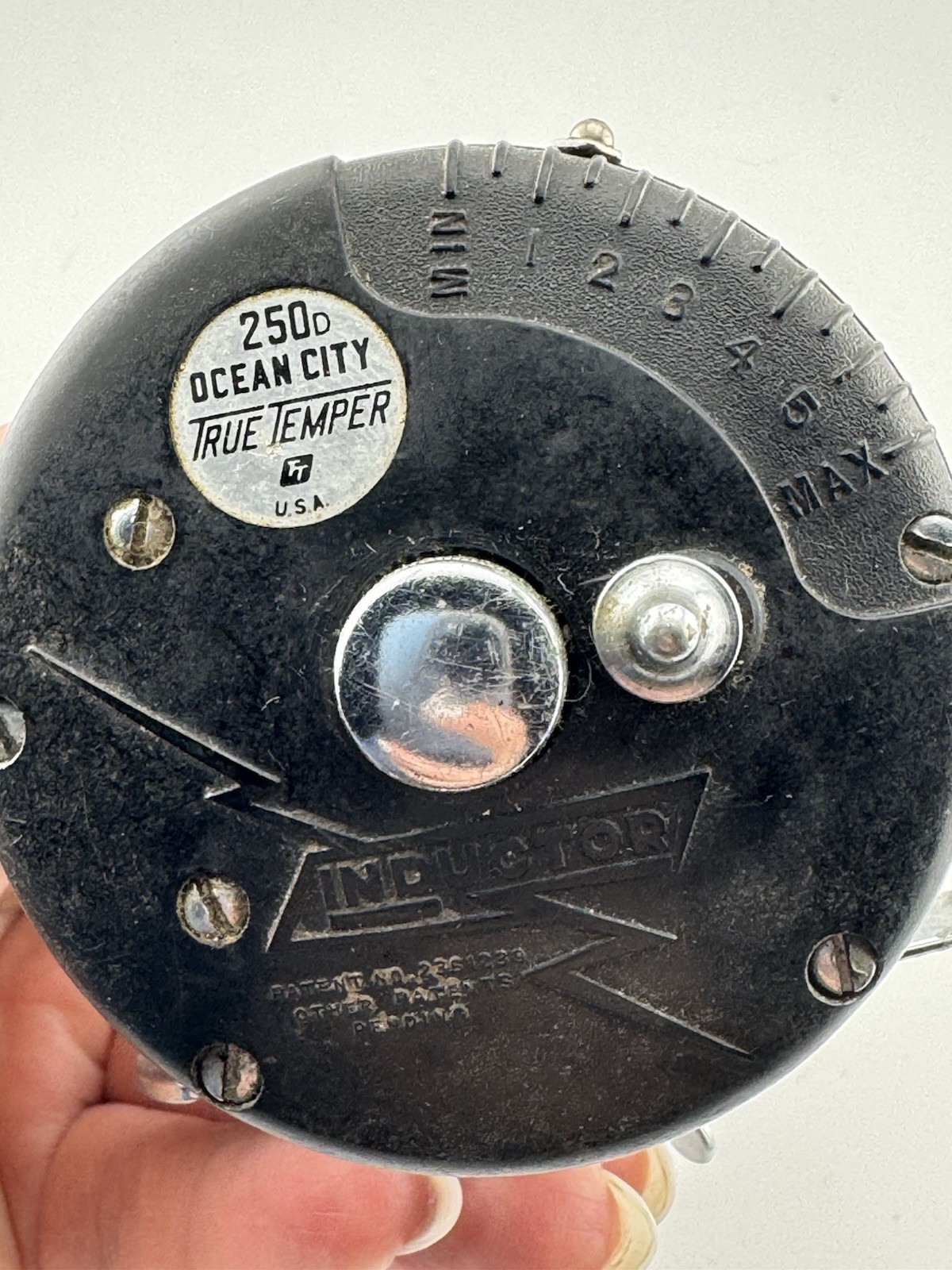 Ocean City 250D True Temper Inductor Vintage Sea Fishing Reel USA