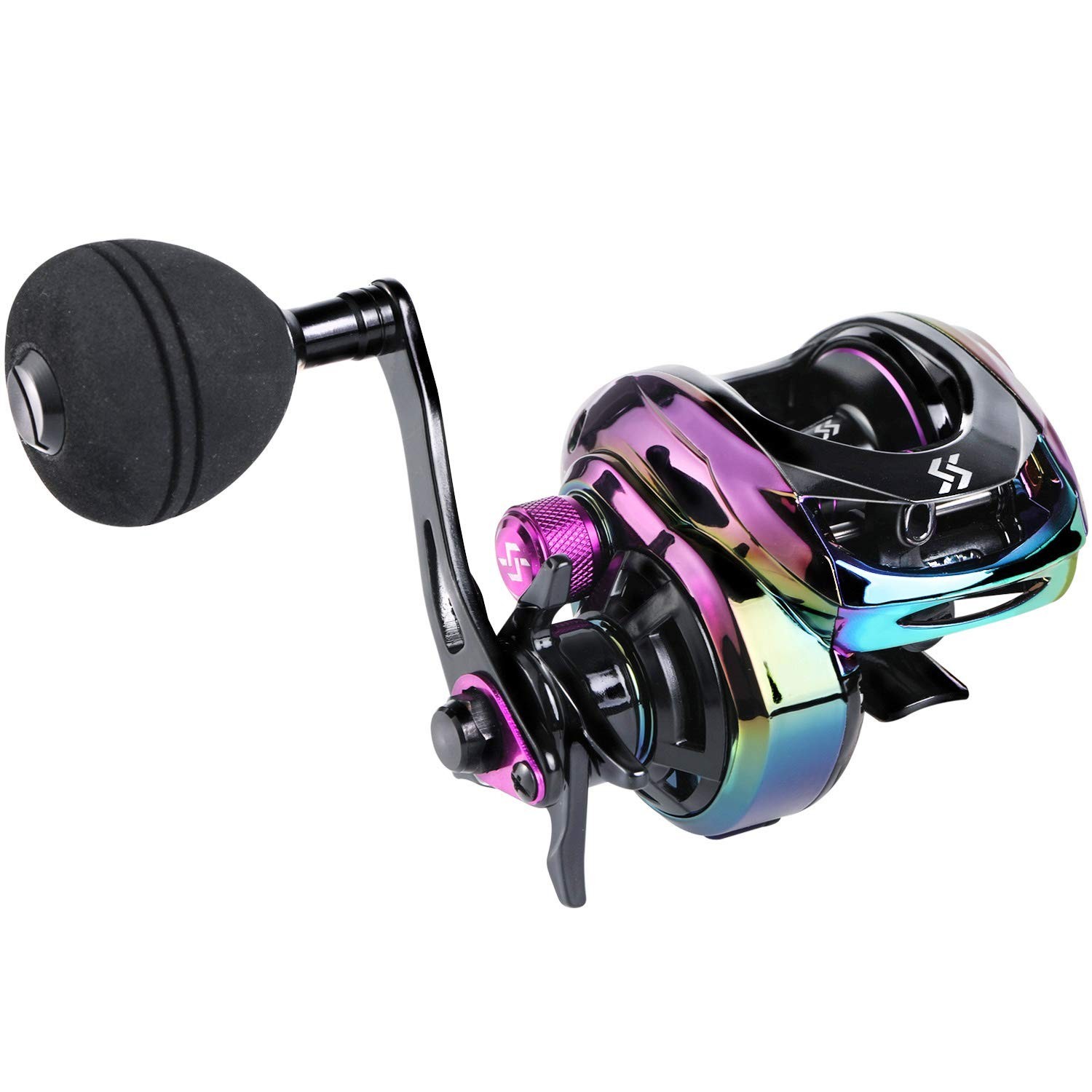 High-Speed Baitcasting Fishing Reel 9+1 Bearings 8.0:1 Gear Ratio Magnetic Brake