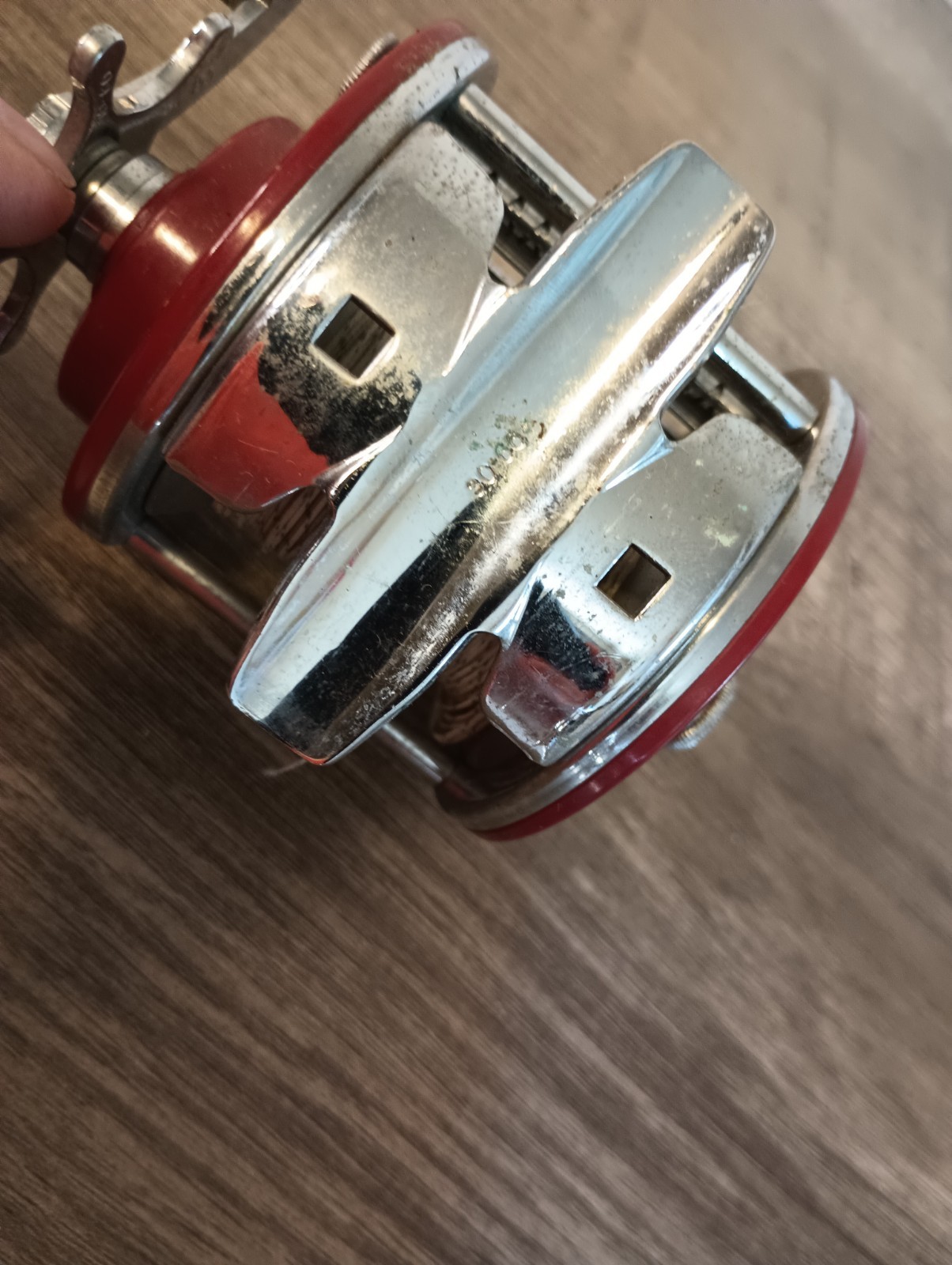 Vtg PENN Peer 209 Level Wind Conventional Fishing Reel made USA Spooled Braided