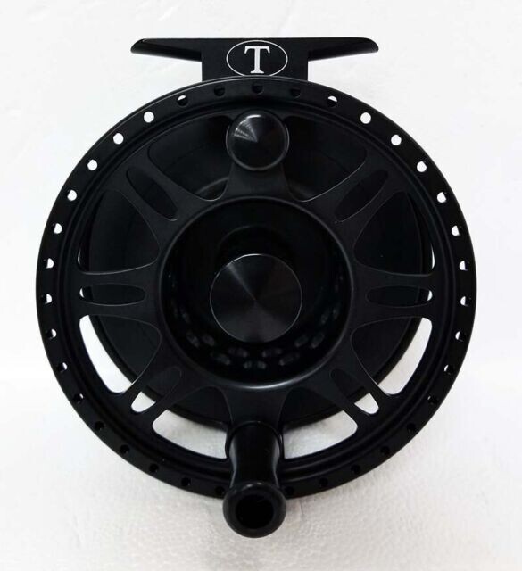 TIBOR EVERGLADES FROST BLACK WITH PERMIT ENGRAVING #7-9 FLY REEL