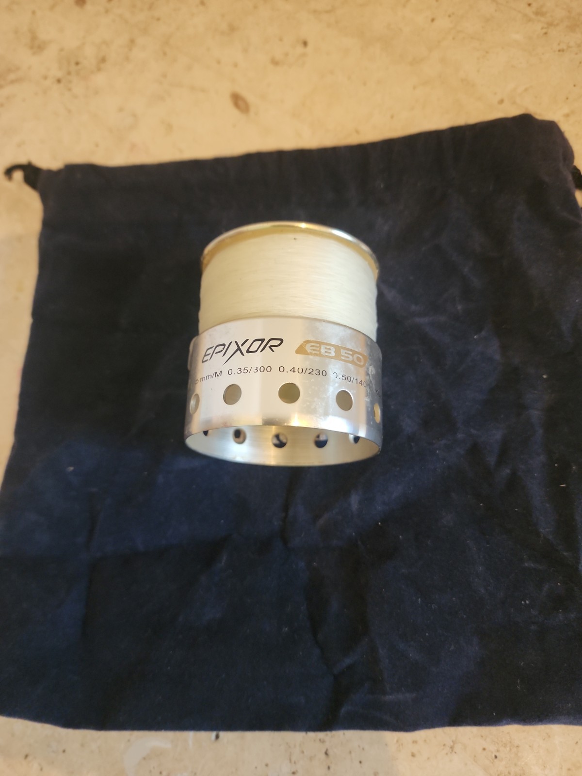 Okuma EPIXOR EB50 Live Bait System Reel In Box With Paper Work