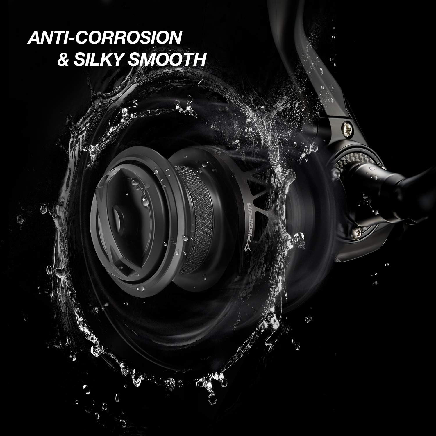 Piscifun Carbon X Spinning Reels, Light to 5.1Oz, Carbon Frame and Rotor, 33Lbs