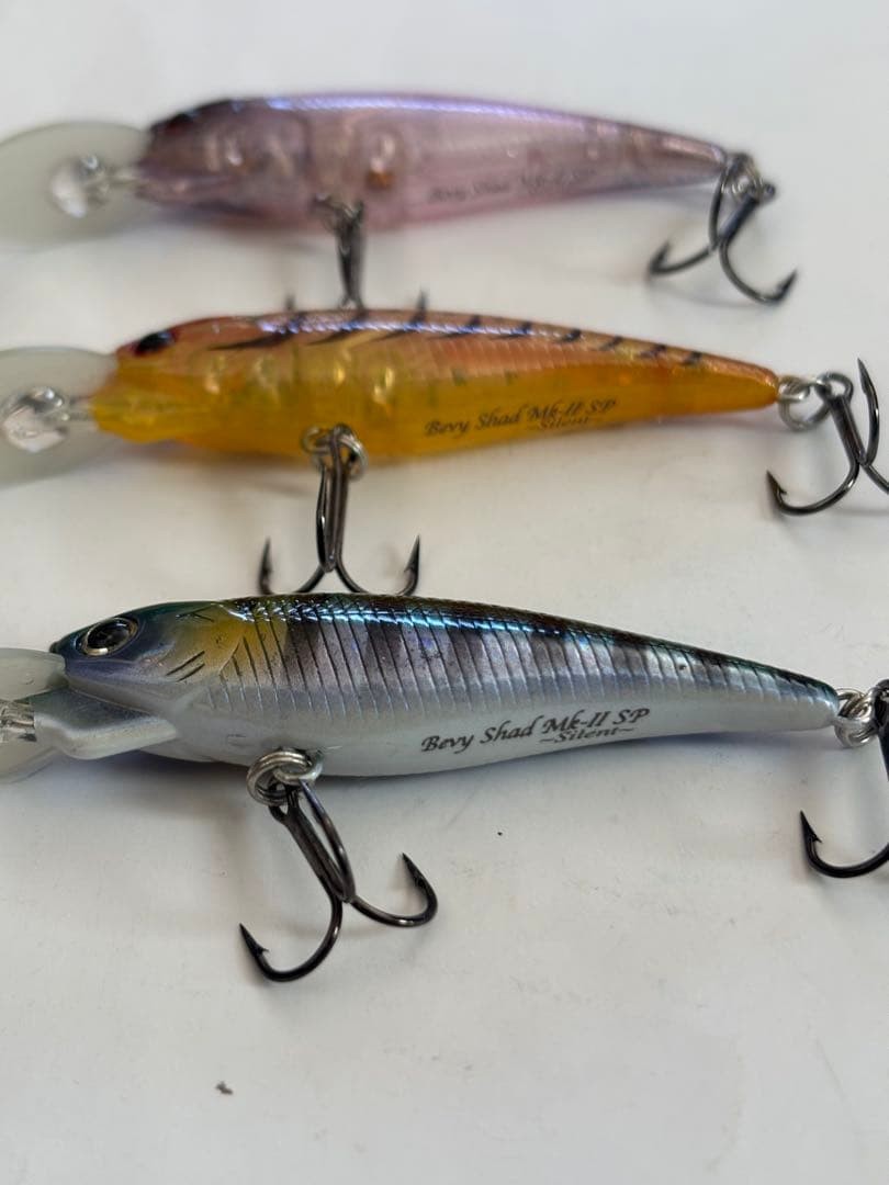 LUCKY CRAFT Baby Shad 60 SP MKII Silent Fishing lures Fly hard lures Set of 3
