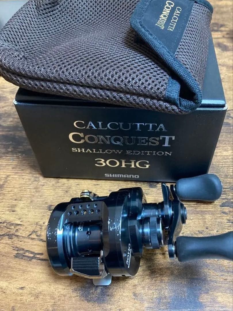 [EXC] SHIMANO Calcutta Conquest Shallow Edition 30HG Left Hand w/Box From JAPAN