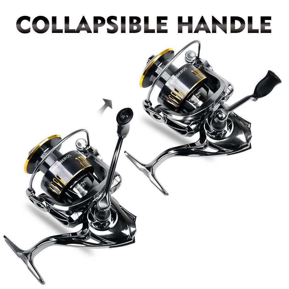 Spinning Reel Spool Freshwater 3+1BB CNC Mechine Fishing Wheel 5-10KG Max Drag