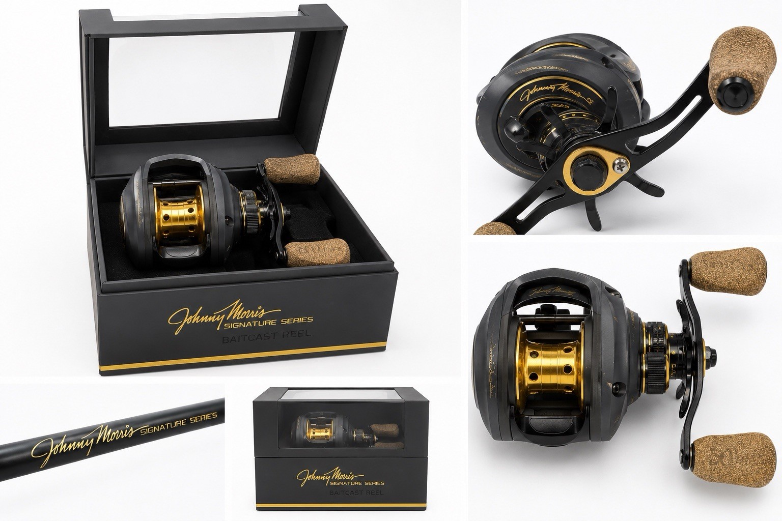 Johnny Morris 50th Anniversary Limited Edition Baitcaster w Original Display Box