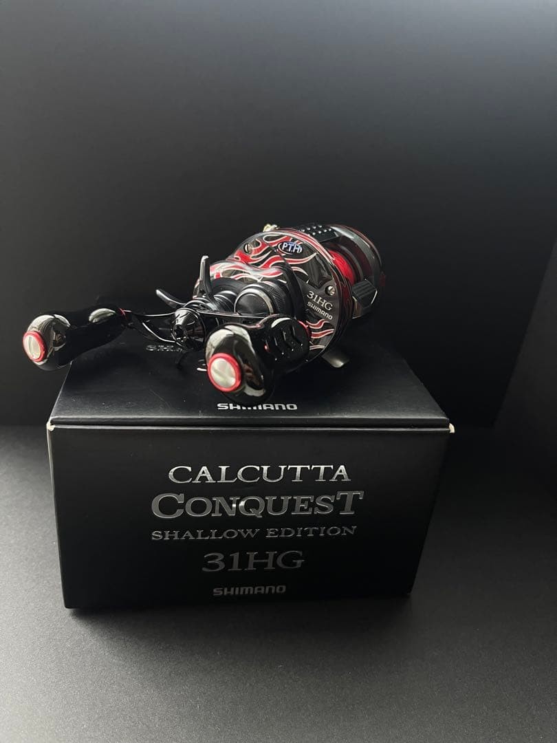 Shimano Calcutta Conquest 31HG Shallow Edition Baitcasting Reel With Box