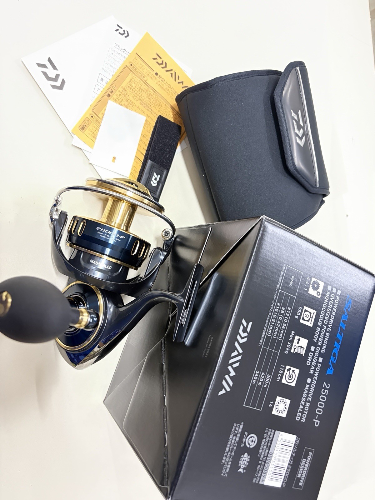 Daiwa 25 SALTIGA 25000-P Spinning Reel New in Box Made in Japan