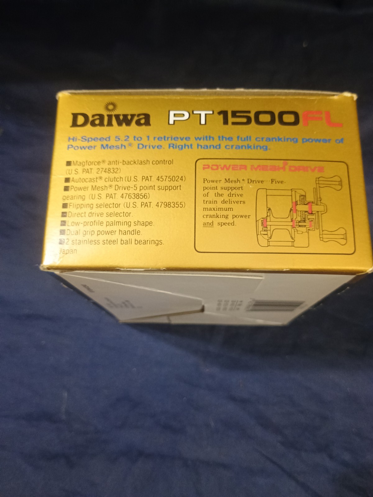 Daiwa PT 1500FL ProCaster Tournament Baitcasting Fishing Reel Left Handed, W/Box