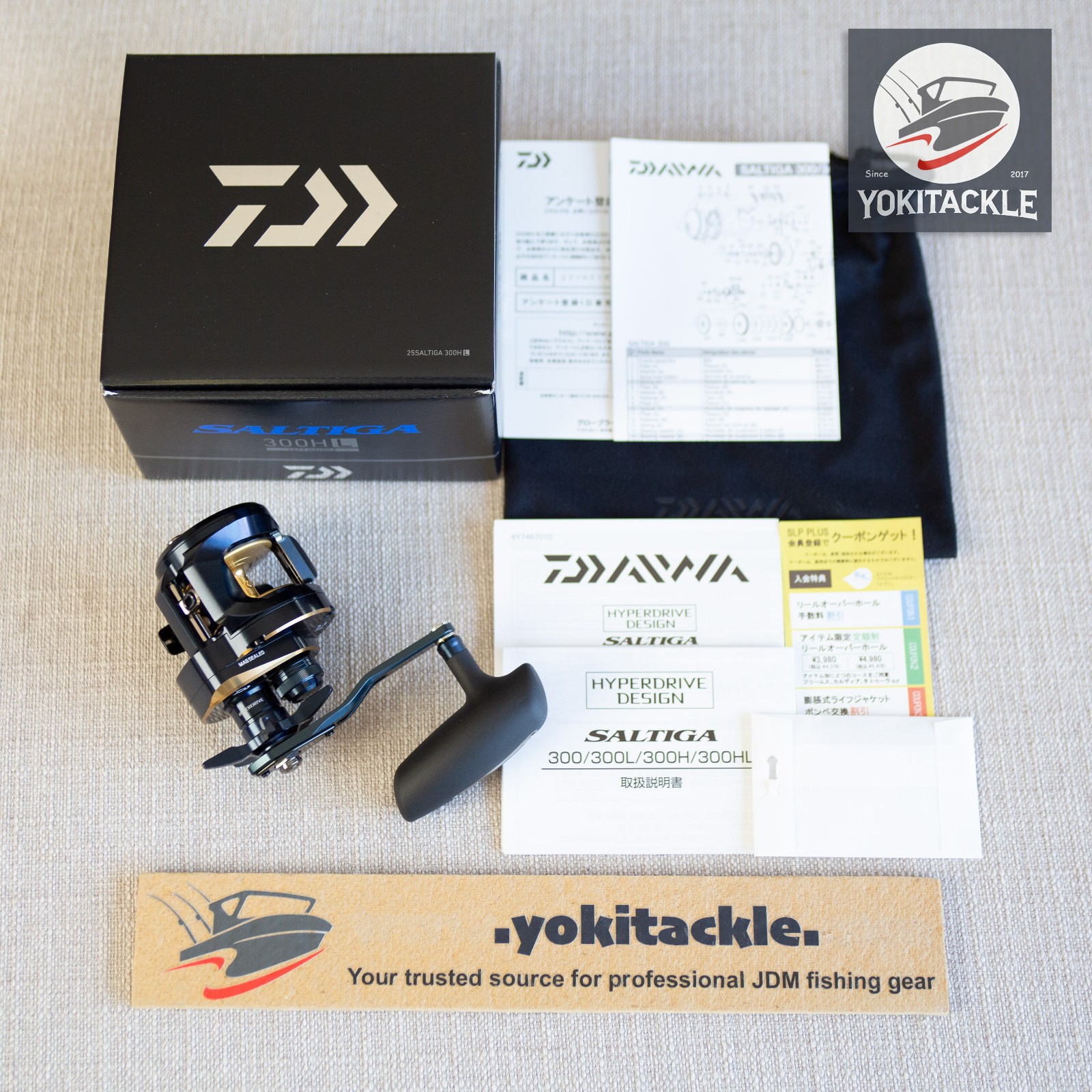 Daiwa 25 SALTIGA 300HL Baitcasting Reel Ship from Japan