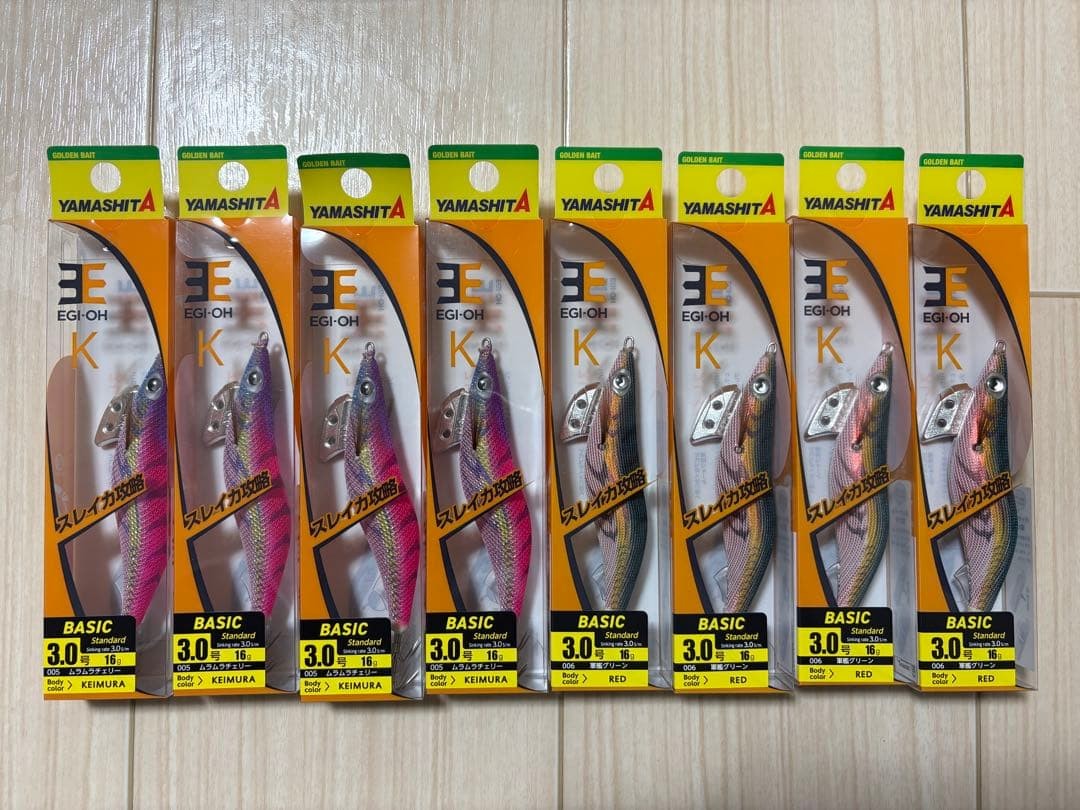 YAMASHITA EGI OH K 3.0 Egi Lure egi baits Fishing Lure Hard Lure Fly Set of 8