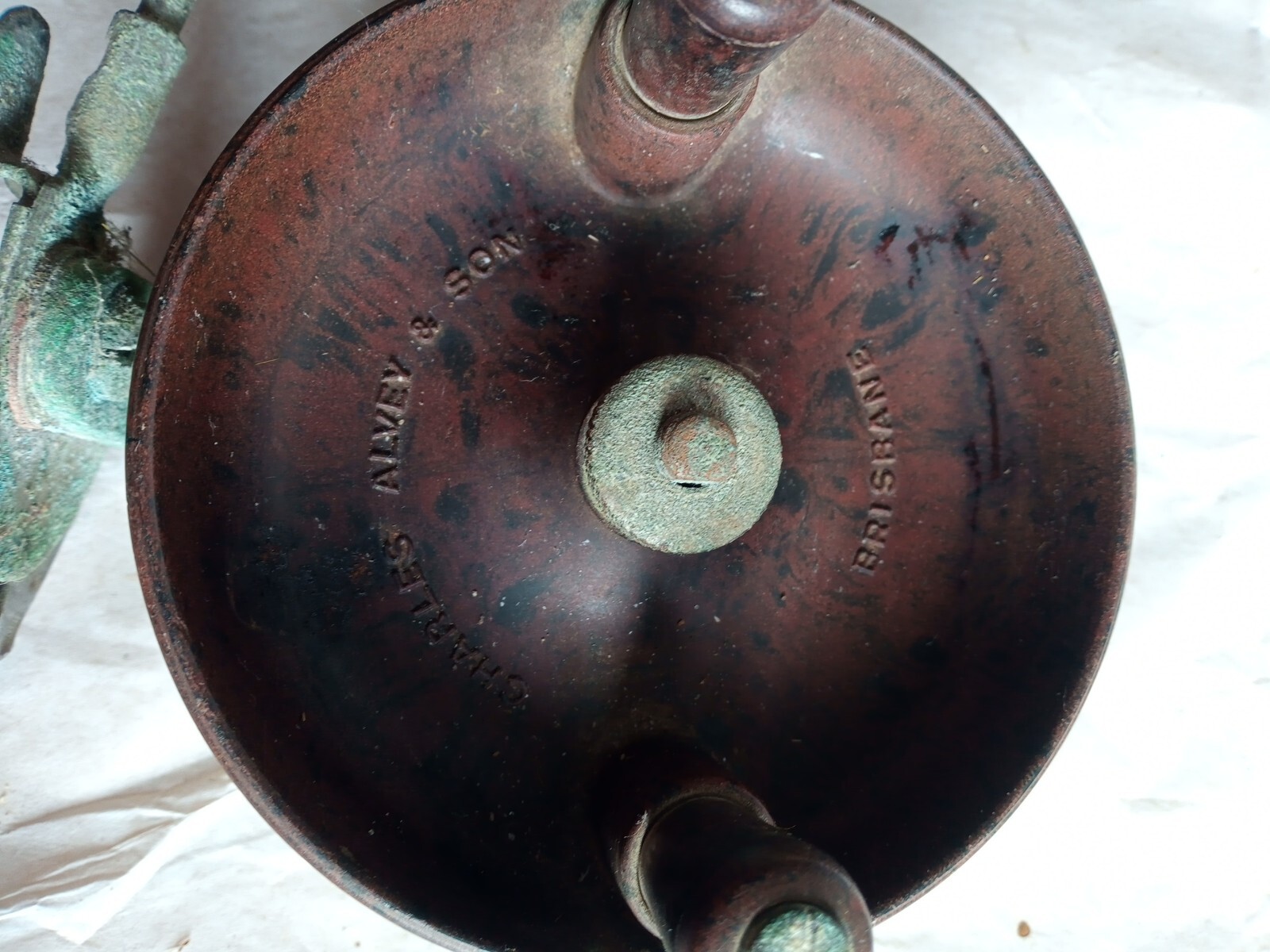 Bakelite Sidecaster Reel CHARLES ALVEY & SON of BRISBANE spares or repairs