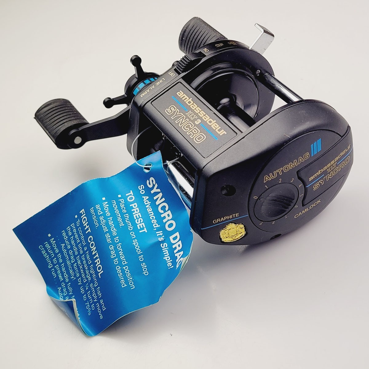Vintage NOS Abu Garcia Ambassadeur Baitcasting Reel Boxed – XLT 3 Syncro