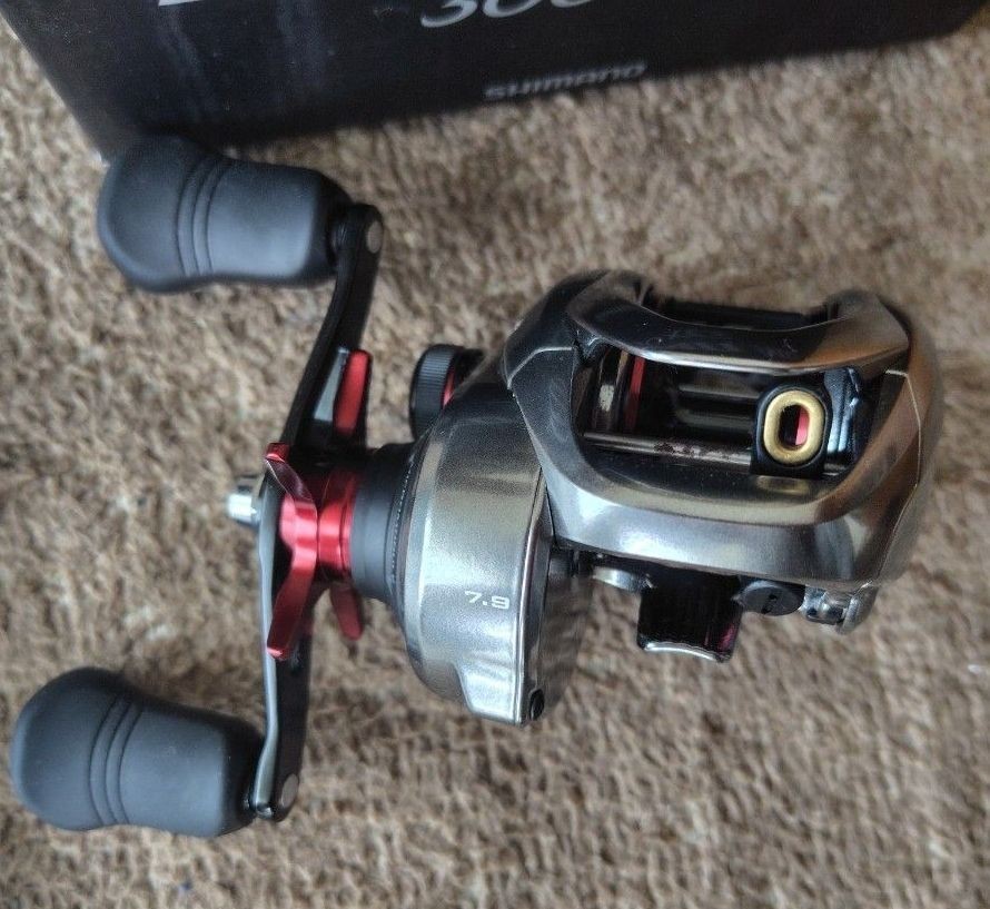 2021 Shimano Scorpion MD 300XG 7.9:1 Gear Bait Casting Reel #0001