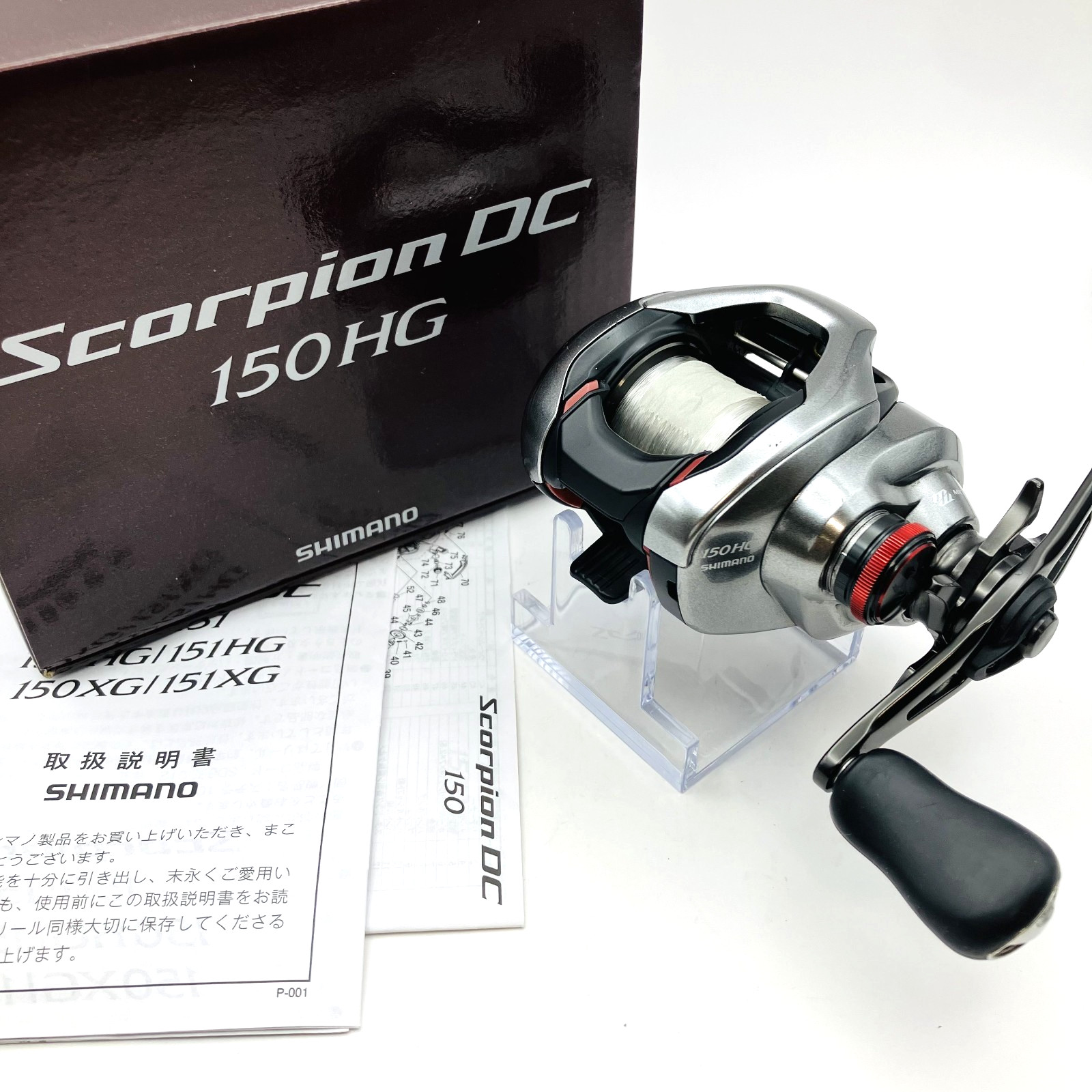 „Exc+++++“ Shimano 21 Scorpion DC 150HG Baitcast Reel Right Handle w/Box s0583
