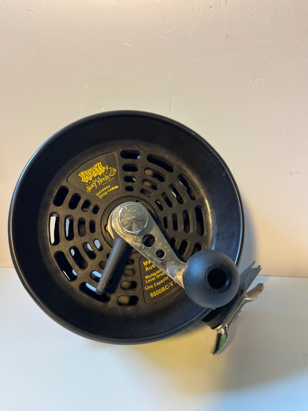 Alvey Superior 6500BC V Series Fishing Reel 600m 9kg Heavy Duty Surf Casting Ree