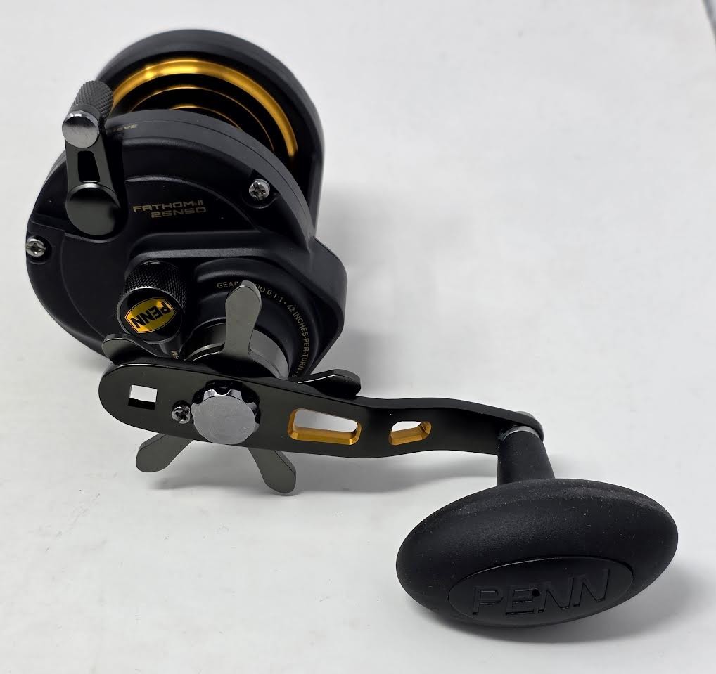 PENN ‚ FATHOM II BAITCAST REEL ‚ FTHII25NSD ‚ 6.6:1 – 19.4 OZ ‚ FULL METAL BODY