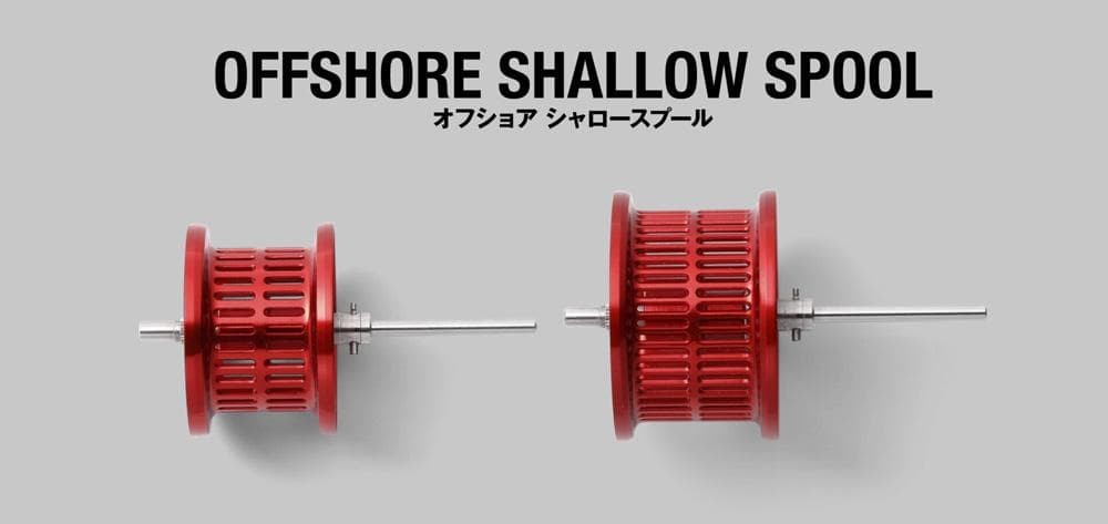 JACKALL Offshore Shallow Spool Used For Surfcasting and Saltwater Fishing