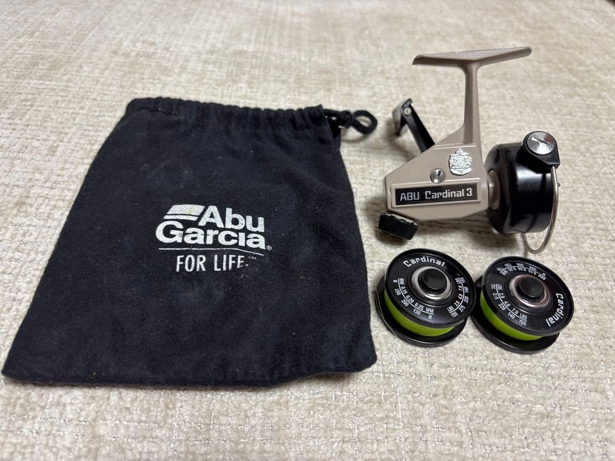 Abu Garcia Cardinal 3 Vintage Spinning Reel with Spare Spool JDM