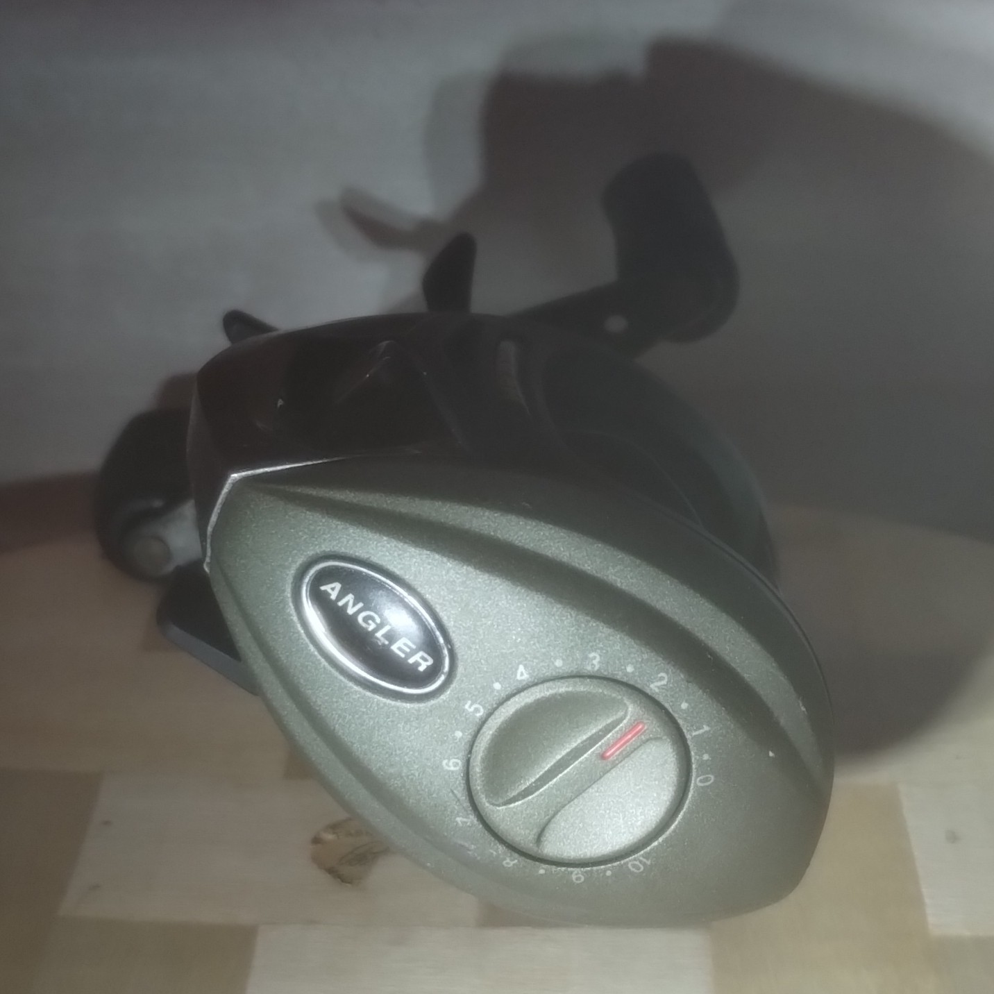 Angler Baitcast Reel 3 Ball Bearings Green Black