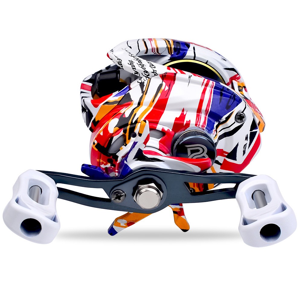Baitcasting Fishing Reel 7.2:1 Gear Ratio Magnetic Metal Casting Fishing Reel