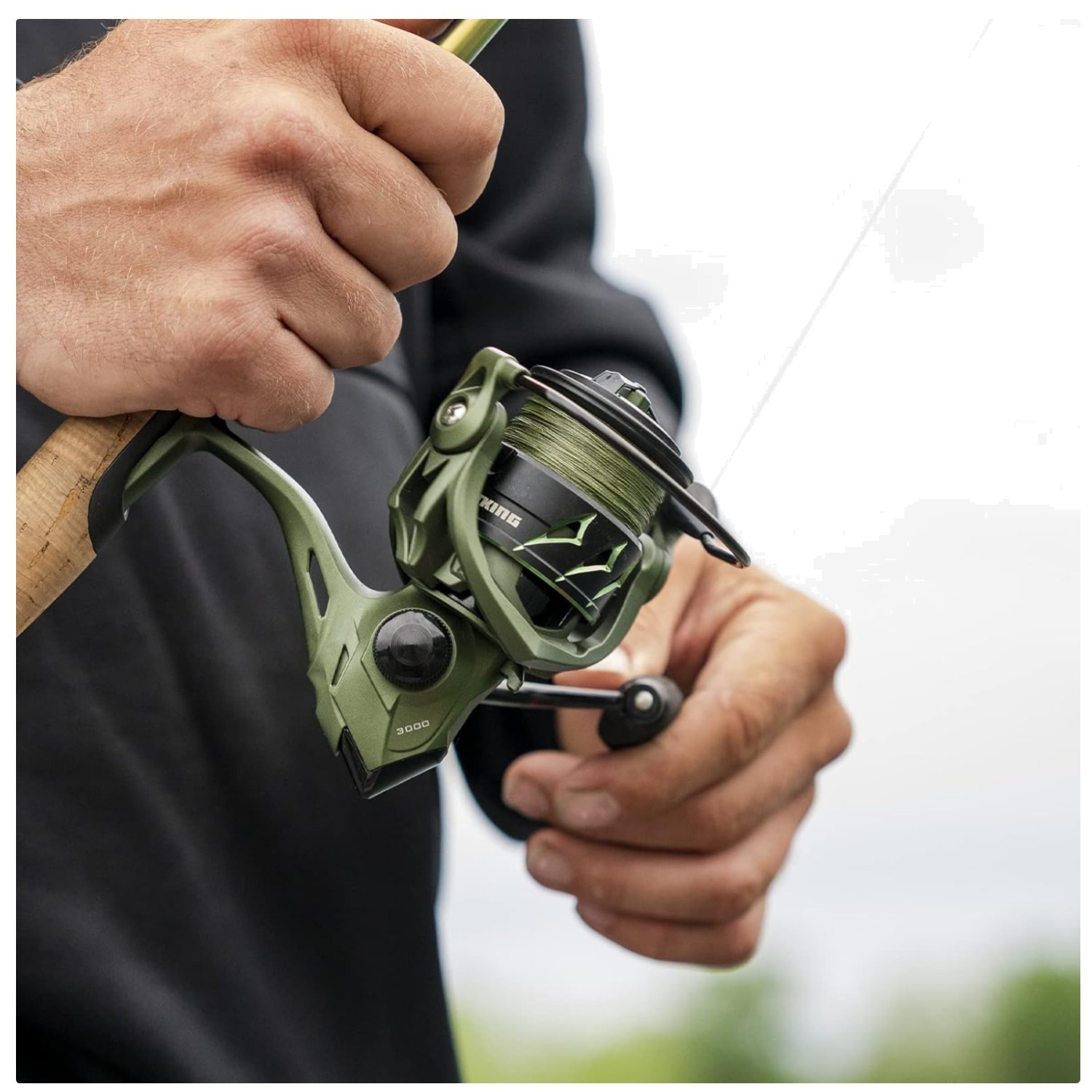 Spartacus II Carbon Fiber Spinning Reel 22LBs Max Drag