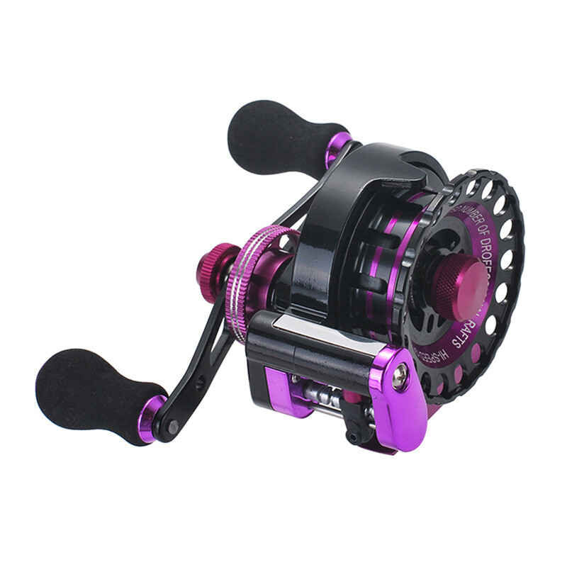 Flying Reel Metal Front Reel Gear Ratio 2:1 Ball Bearings 10+1 Automatic Cable