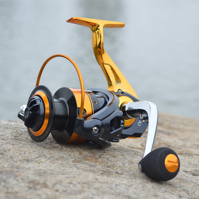 Spinning Reel 5+1 Bearings Aluminum Body & Spool 28LB Max Drag Saltwater Fishing