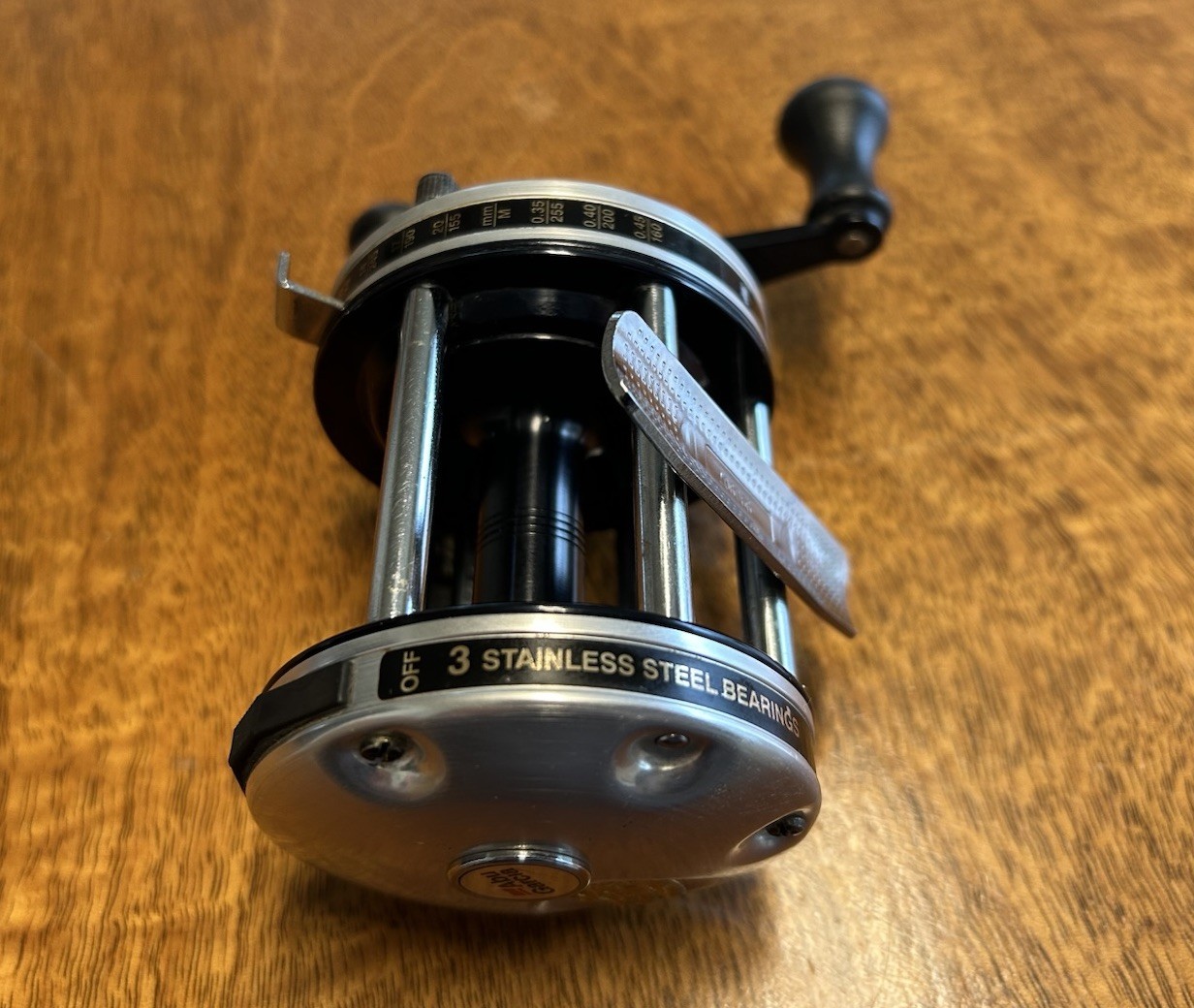 Abu Garcia Ambassadeur 6500 C3 Baitcasting Reel Sweden Foot # 990907 – Near MINT