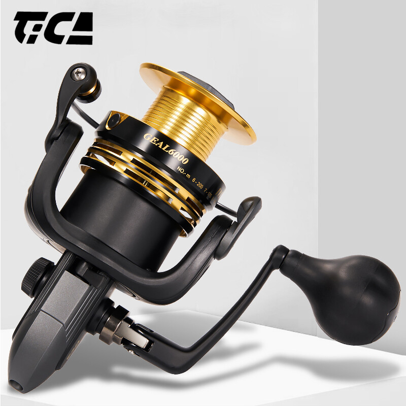 TICA GEAL 10KG Front Drag Spinning Fishing Reel w/ Graphite Frame Aluminum Spool