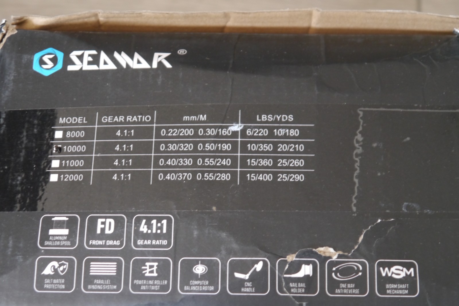 SEA WAR 10000 BIG PIT REELS NEW BOXED X2 COARSE FISHING TACKLE