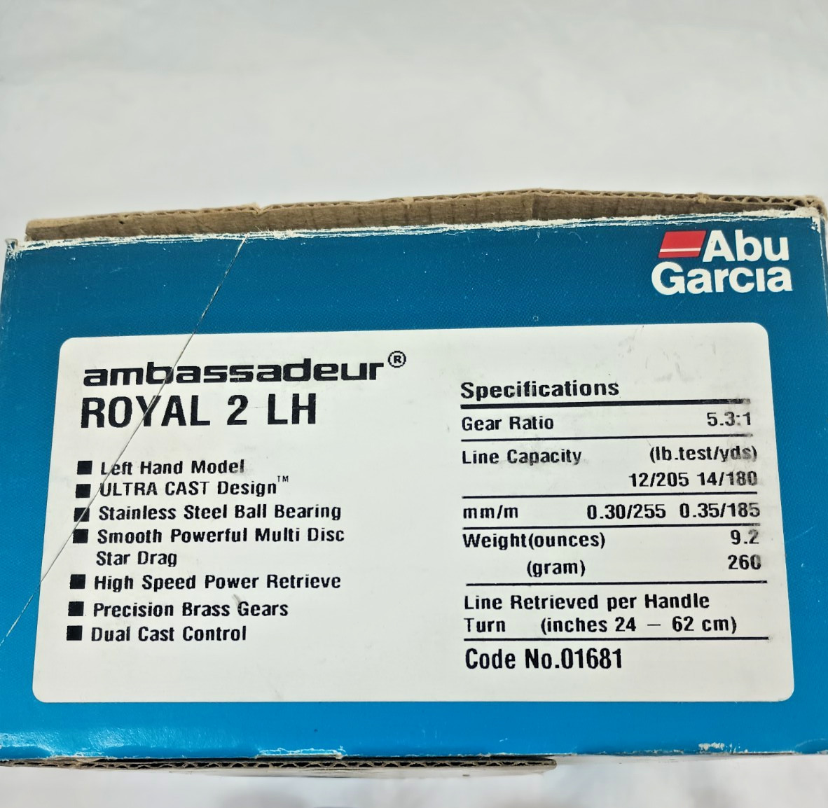 Abu Garcia Ambassadeur Royal 2 LH, 4500 C, baitcasting reel. DS07