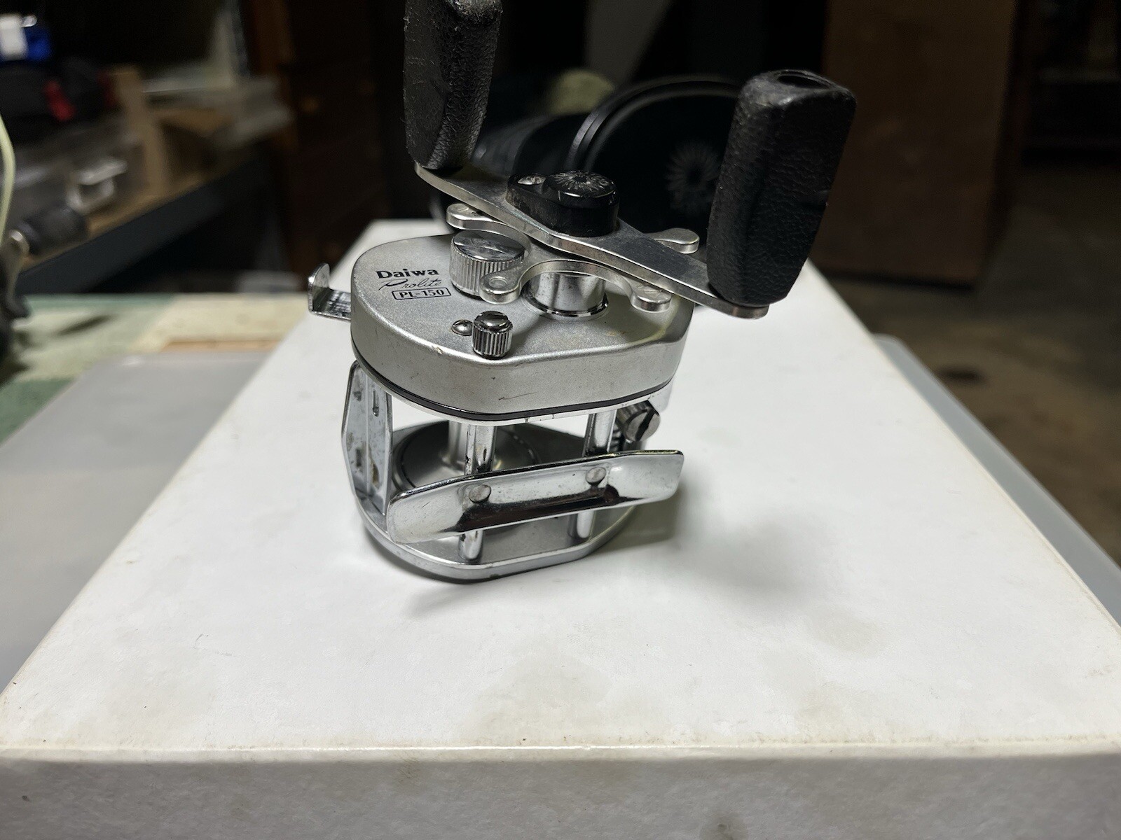 Daiwa Prolite PL-150 Hi Speed Reel With Case Made in Japan Fishing Silver