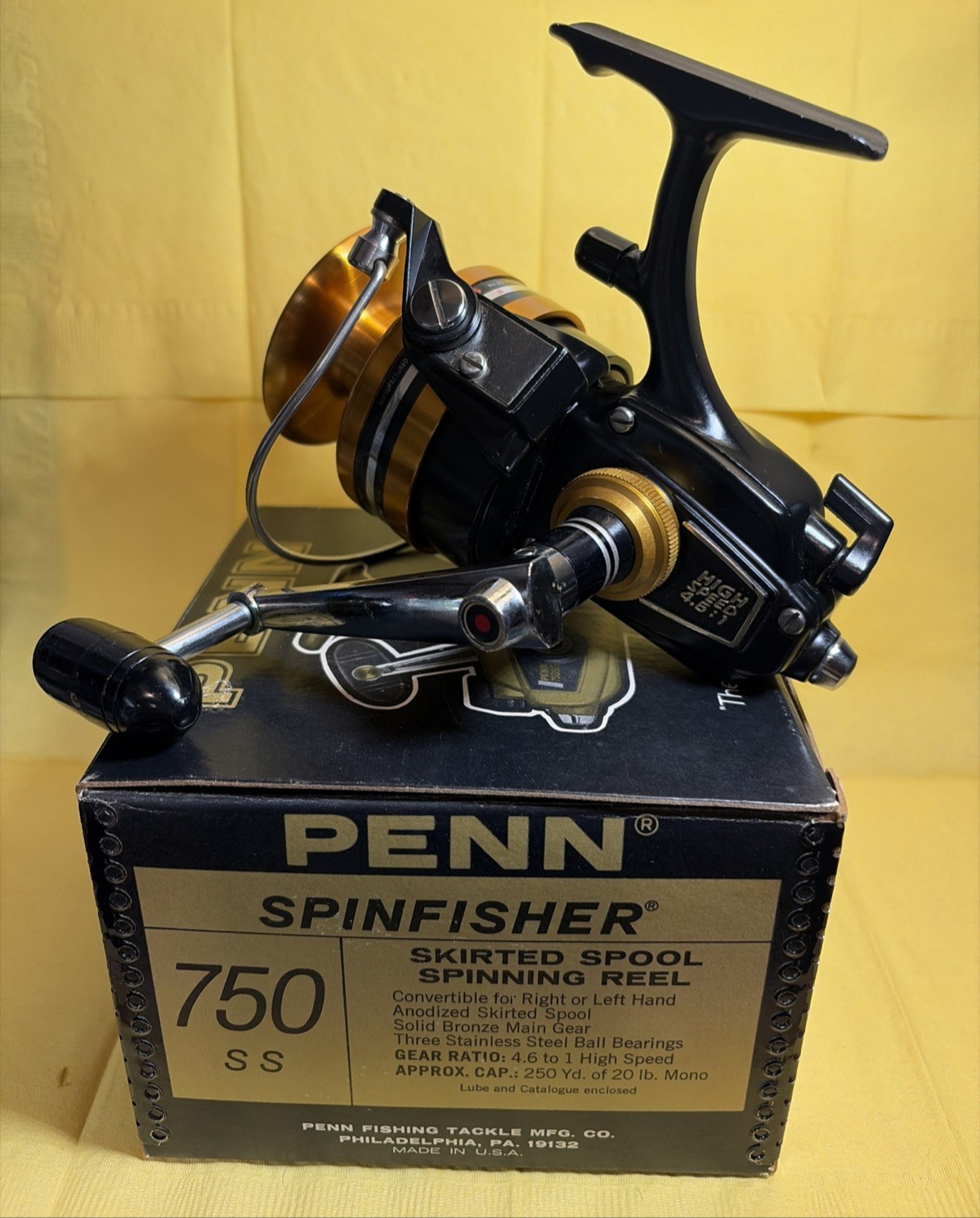 Penn Spinfisher 750ss Reels of Champions 1978 Saltwater Spinning Fishing Reel