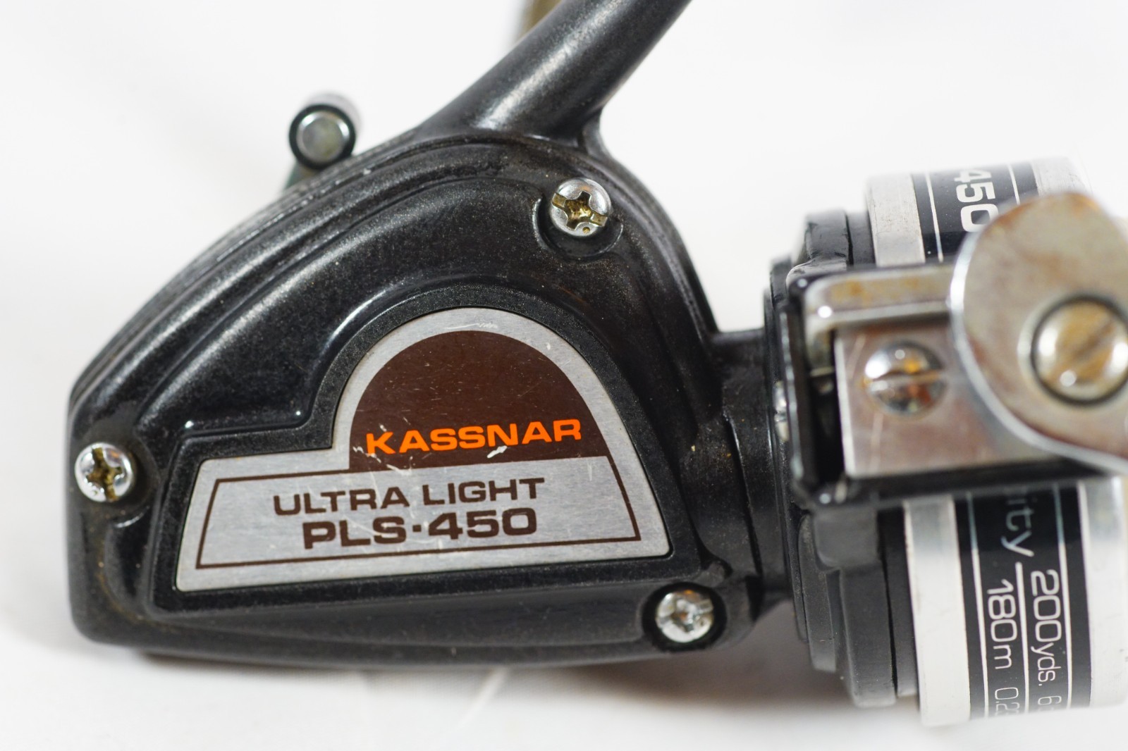 Vintage KASSNAR Fishing Reel Ultra Light PLS-450 Open Face Freshwater Spinning