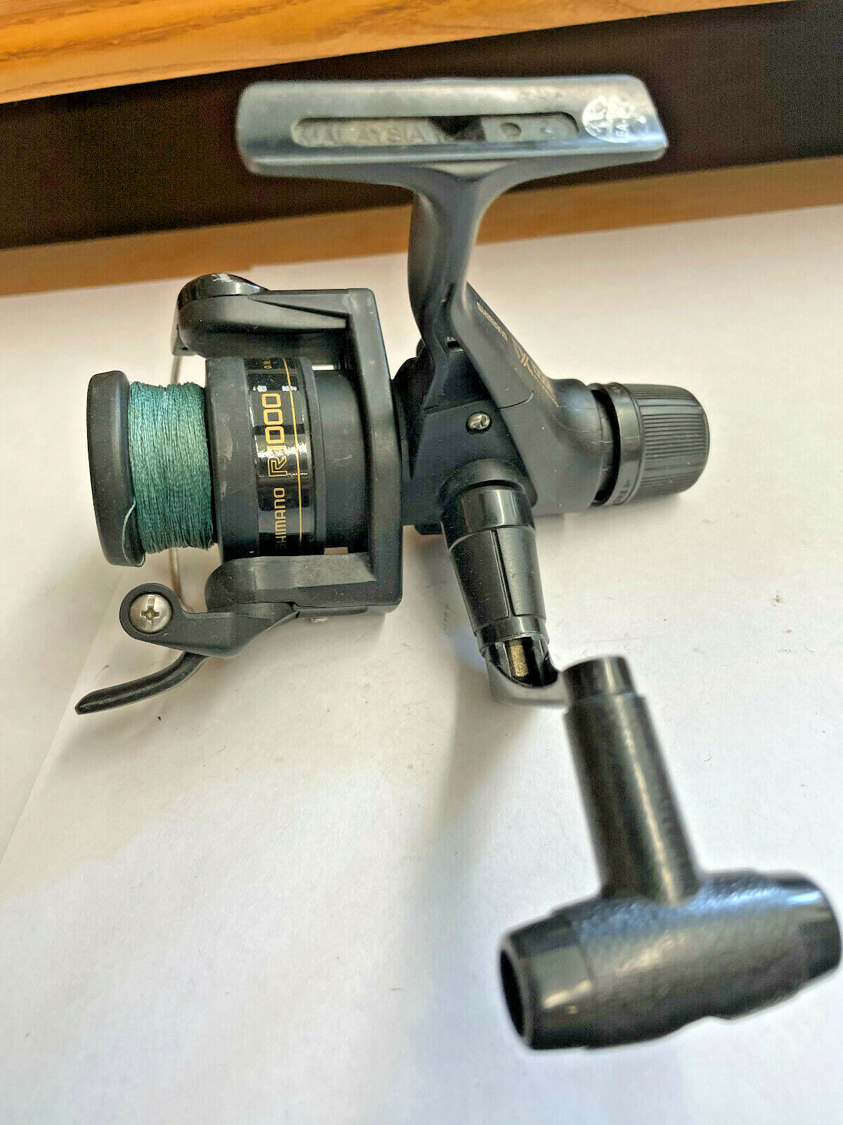 BS8 Shimano R1000 IX 1000R 4.1:1 Spinning Reel Black Rear Drag SMOOTH!