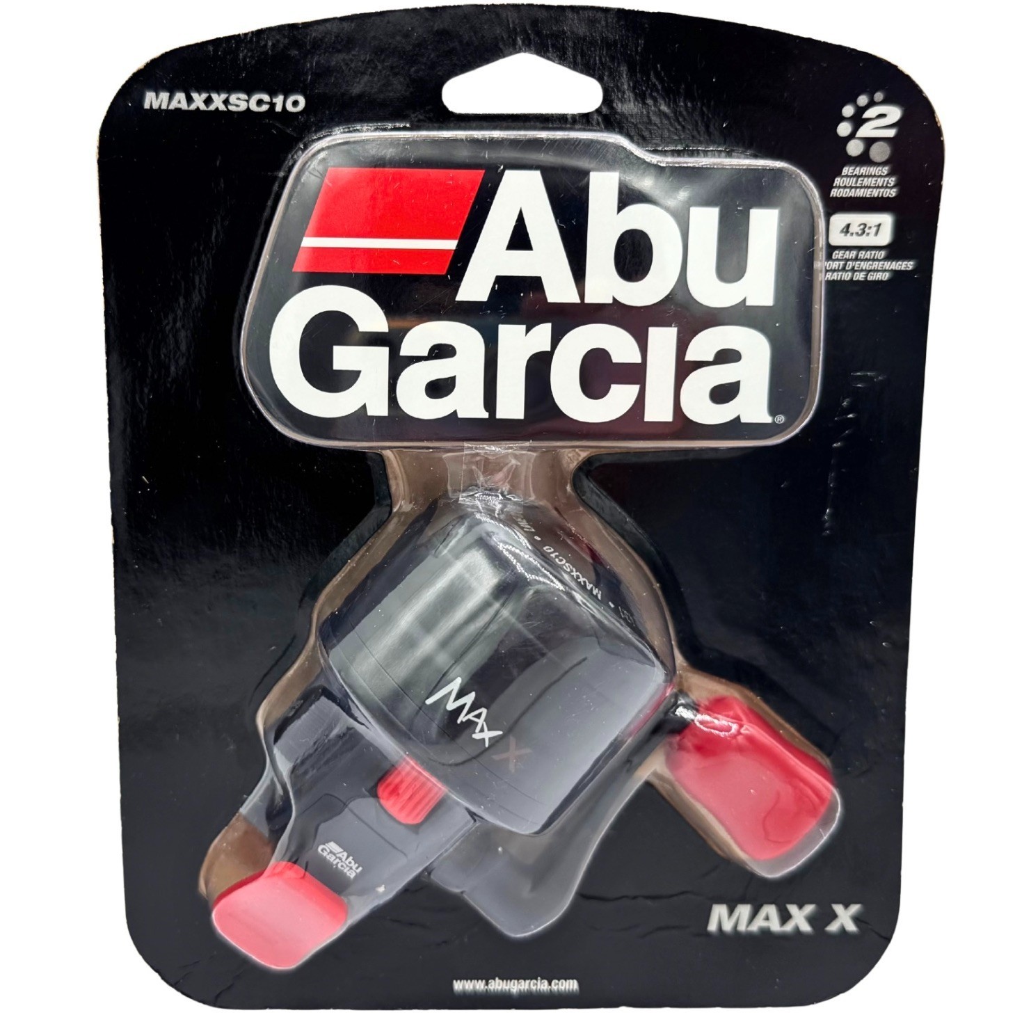 Abu Garcia Max X Spincast Fishing Reel MAXXSC10 New In Package Spooled 4.3:1