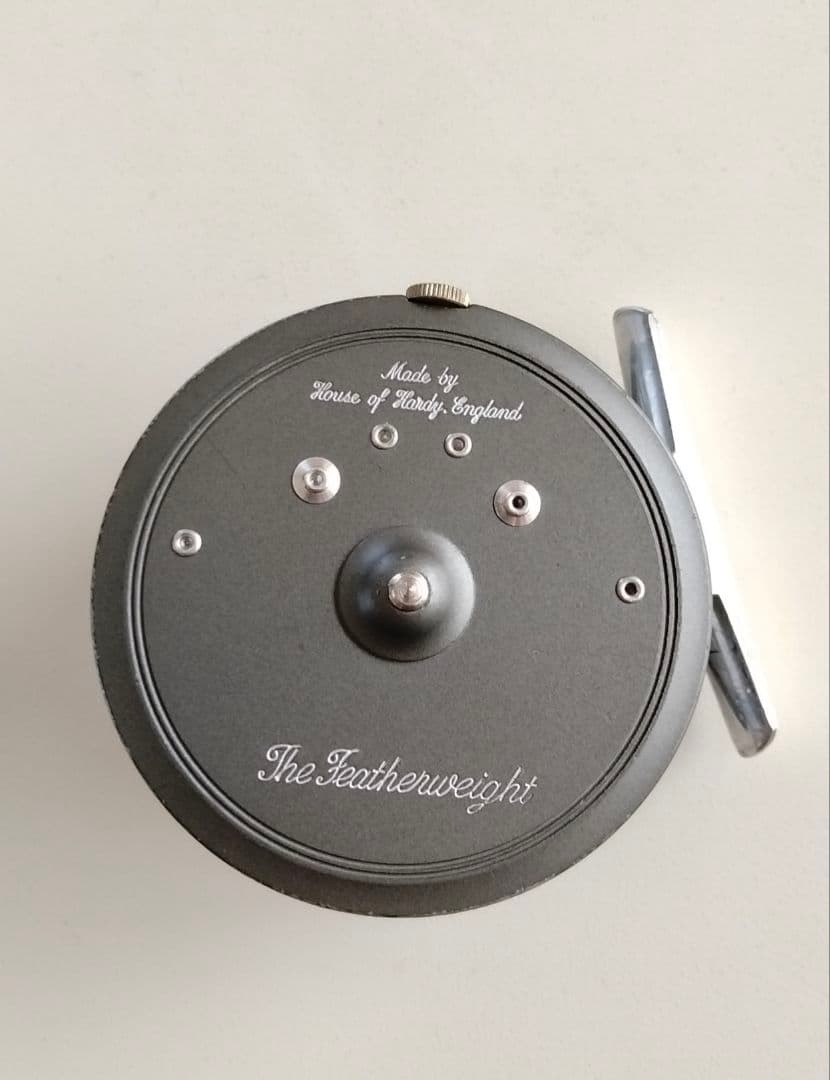 Hardy Lightweight Featherweight Fly Fishing Reel with Case England Excellent