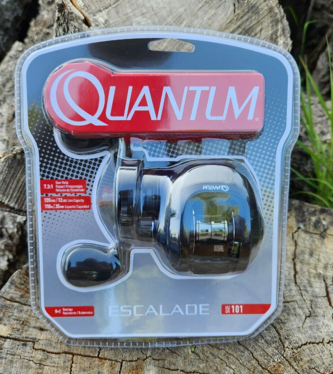 Quantum Escalade Baitcast Reel Left Hand Retrieve 7.3:1 Gear Ratio Size 101