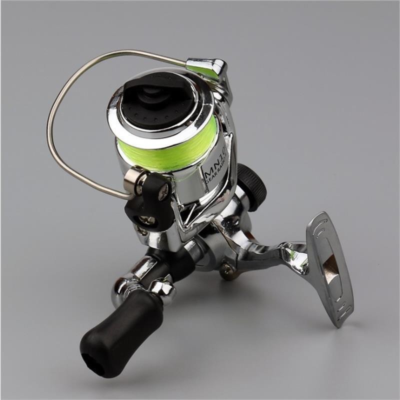 Full Metal Mini Small Spinning Reels Carp Raft Fishing Wheel Fish Gear 4:3:1