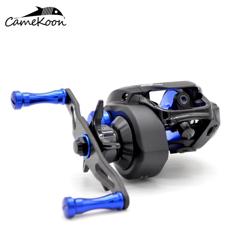 CAMEKOON Low Profile Baitcasting Fishing 20LB Drag 7.3:1 Gear Ratio Casting Reel